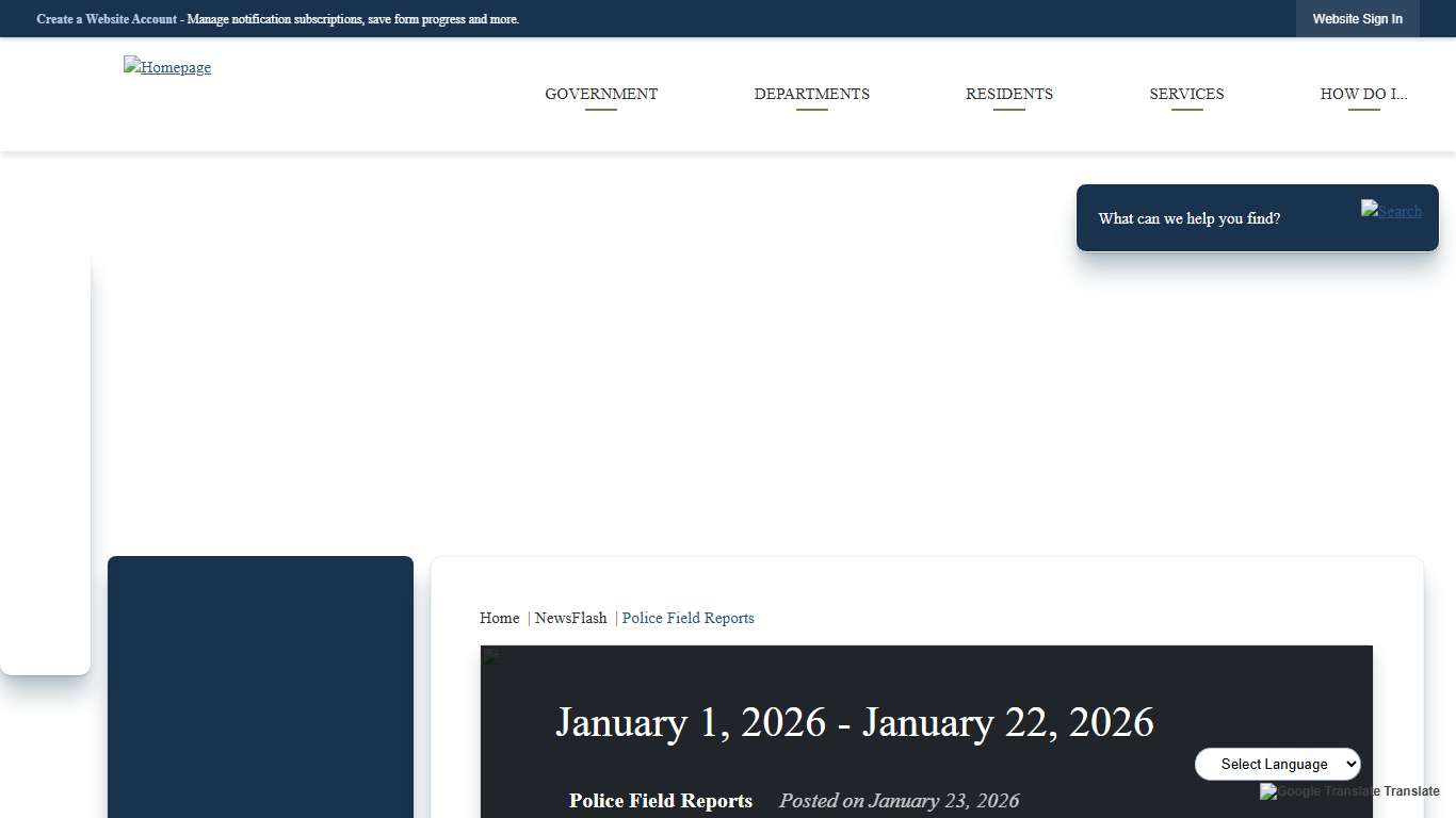 January 1, 2026 - January 22, 2026 • Palestine, TX